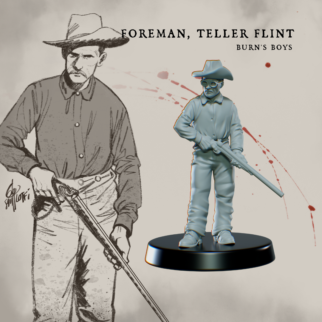 Foreman, Teller Flint
